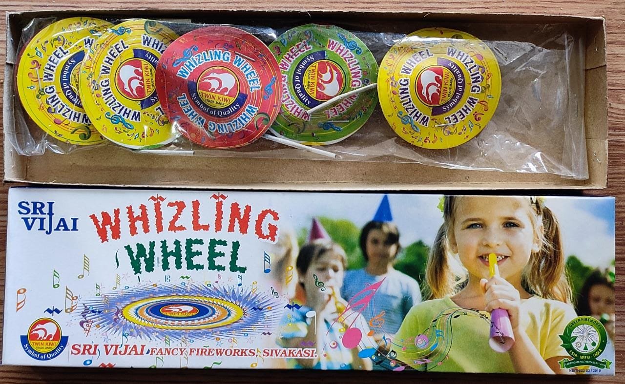 Whizzling wheel